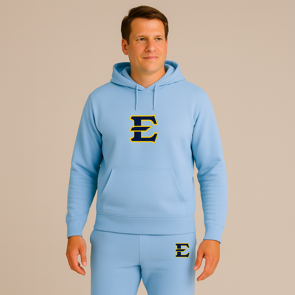 Men's ETSU Buccaneers Logo Hoodie Joggers Set