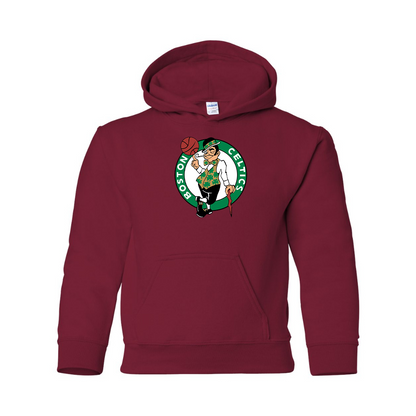 Youth Boston Celtics Logo Gildan Heavy Blend  Hooded Sweatshirt
