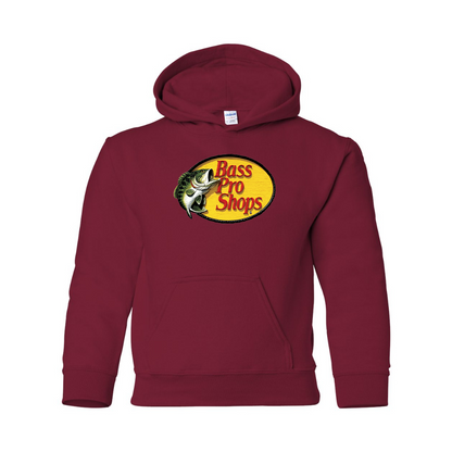 Youth Bass Pro Shops Logo Gildan Heavy Blend  Hooded Sweatshirt