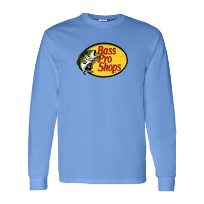 Men's Bass Pro Shops Logo Gildan Heavy Cotton Long Sleeve T-Shirt
