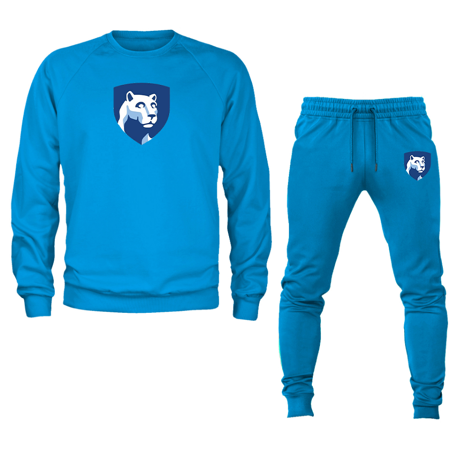 Men's Penn State Symbol Crewneck Sweatshirt Joggers Suit