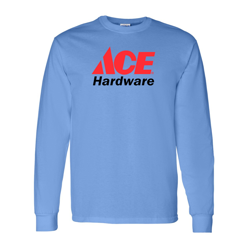 Men's ACE Hardware Logo Gildan Heavy Cotton Long Sleeve T-Shirt
