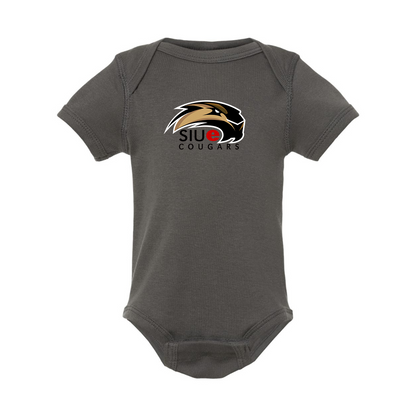 SIU Edwardsville Cougars Logo  Rabbit Skins Infant Baby Rib Bodysuit