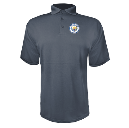 Men's Manchester City Soccer Polyester Polo