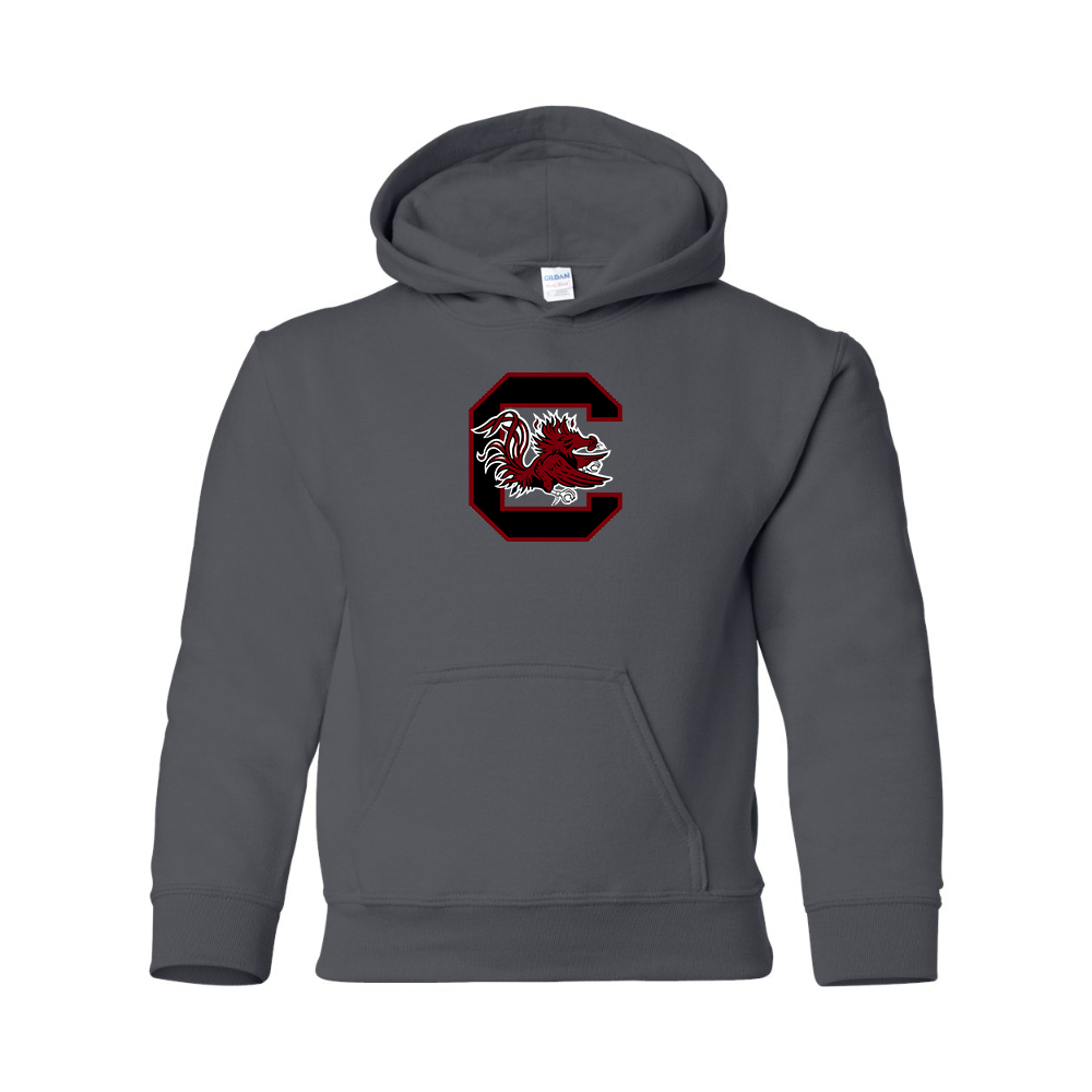 Youth South Carolina Gamecocks Logo Gildan Heavy Blend  Hooded Sweatshirt