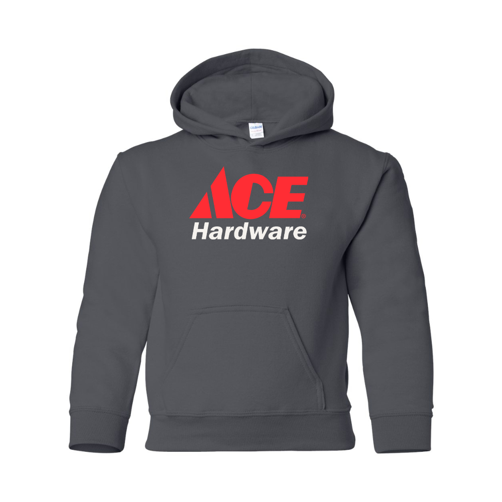 Youth ACE Hardware Logo Gildan Heavy Blend  Hooded Sweatshirt