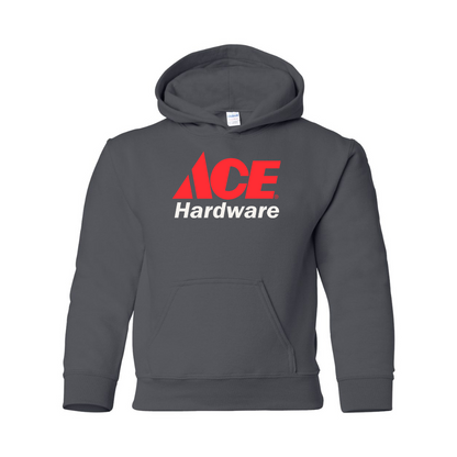 Youth ACE Hardware Logo Gildan Heavy Blend  Hooded Sweatshirt