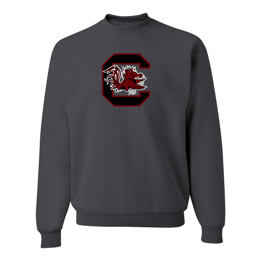 Men's South Carolina Gamecocks Logo  JERZEES NuBlend Crewneck Sweatshirt