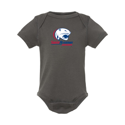 South Alabama Jaguars Logo  Rabbit Skins Infant Baby Rib Bodysuit