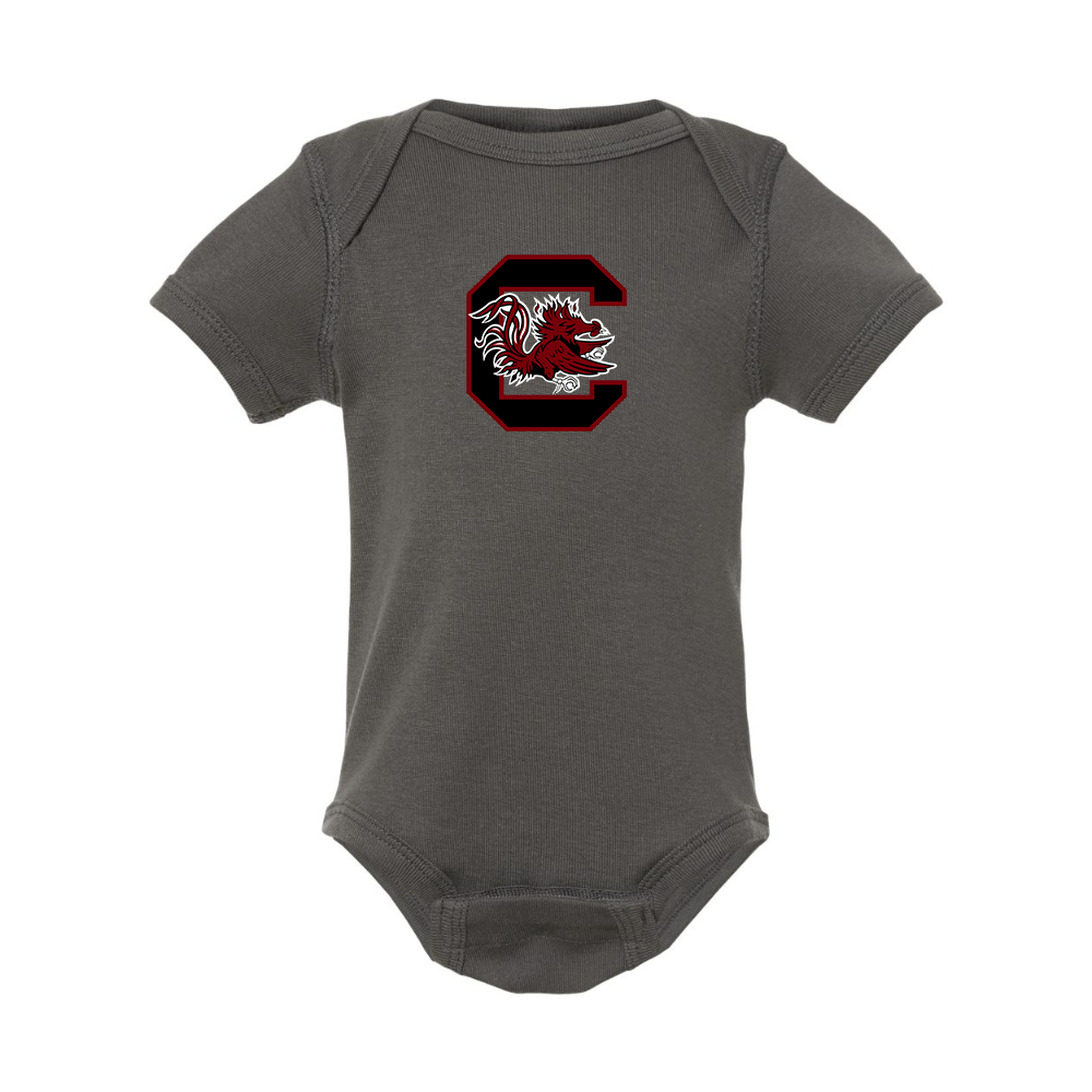 South Carolina Gamecocks Logo Rabbit Skins Infant Baby Rib Bodysuit