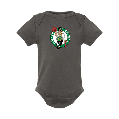 Boston Celtics Logo Rabbit Skins Infant Baby Rib Bodysuit