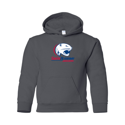 Youth South Alabama Jaguars Logo Gildan Heavy Blend  Hooded Sweatshirt