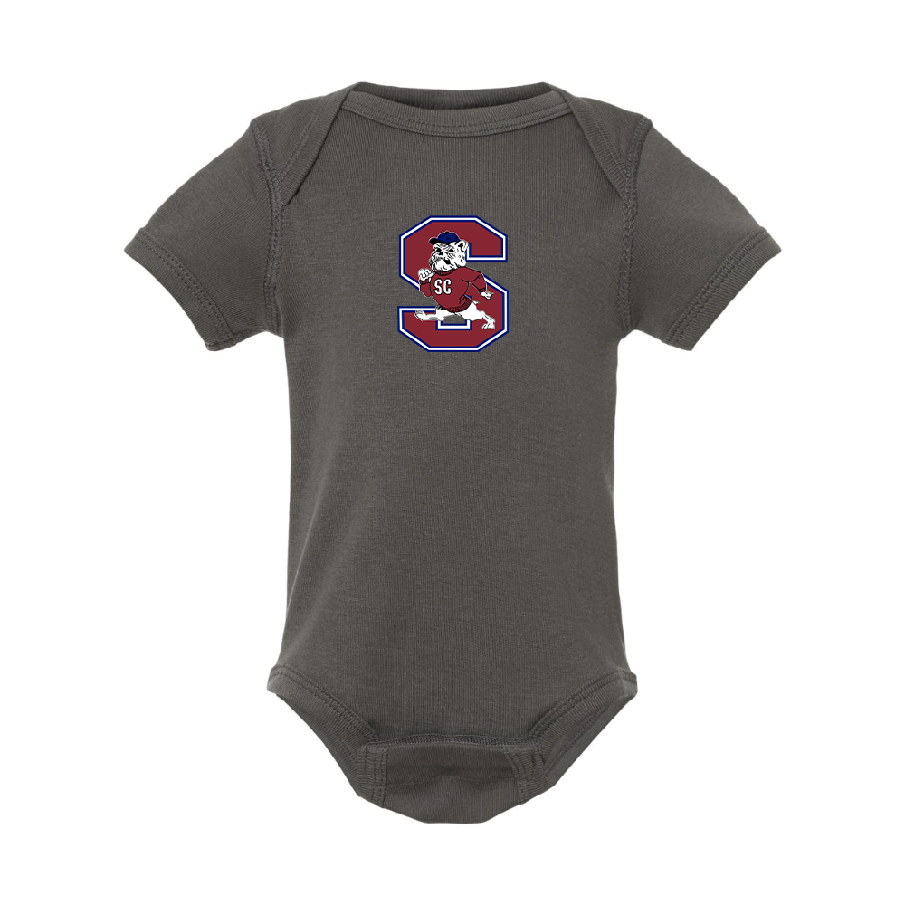 South Carolina State Bulldogs Logo Rabbit Skins Infant Baby Rib Bodysuit