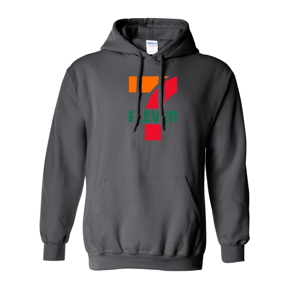 Men's 7 Eleven Logo Gildan  Heavy Blend Hooded Sweatshirt