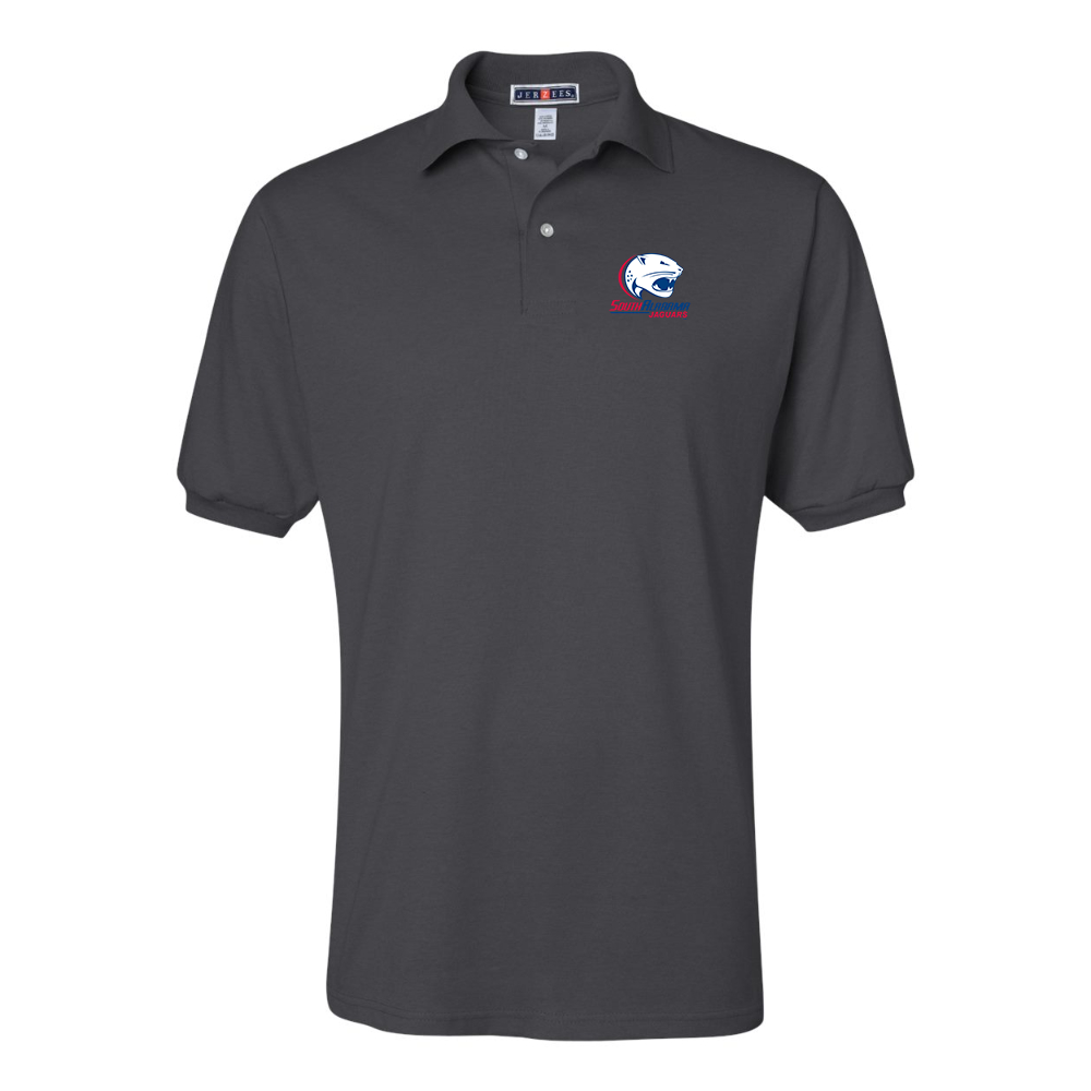 Men's South Alabama Jaguars Logo JERZEES  SpotShield polo