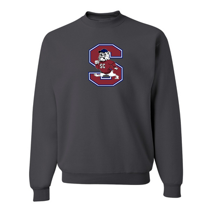 Men's South Carolina State Bulldogs Logo JERZEES NuBlend Crewneck Sweatshirt