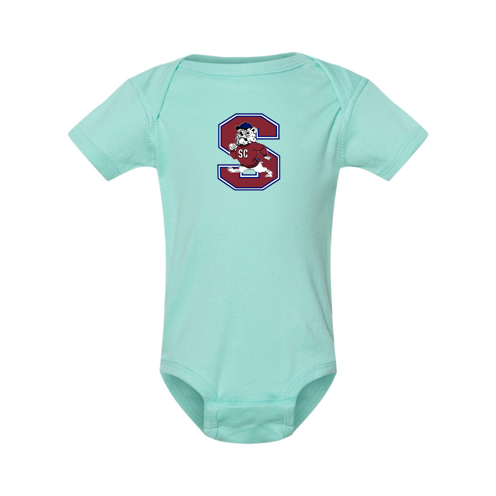South Carolina State Bulldogs Logo Rabbit Skins Infant Baby Rib Bodysuit