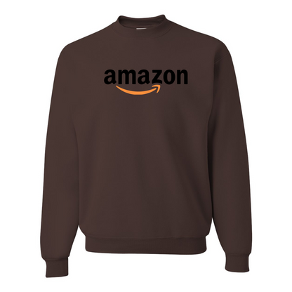 Men's Amazon Logo  JERZEES NuBlend Crewneck Sweatshirt