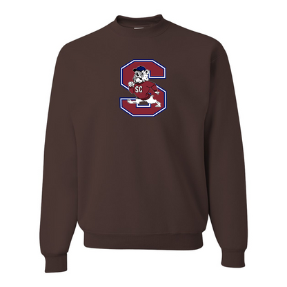Men's South Carolina State Bulldogs Logo JERZEES NuBlend Crewneck Sweatshirt