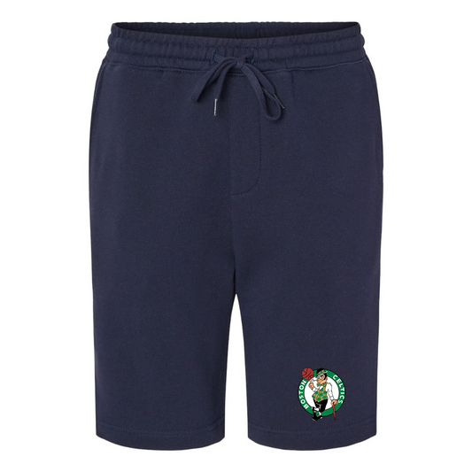 Men's Boston Celtics Logo Independent Trading Co Midweight Fleece Shorts