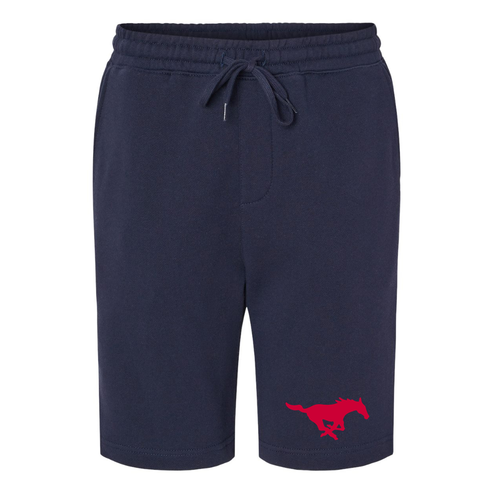 Men's SMU Mustangs Logo Independent Trading Co Midweight Fleece Shorts