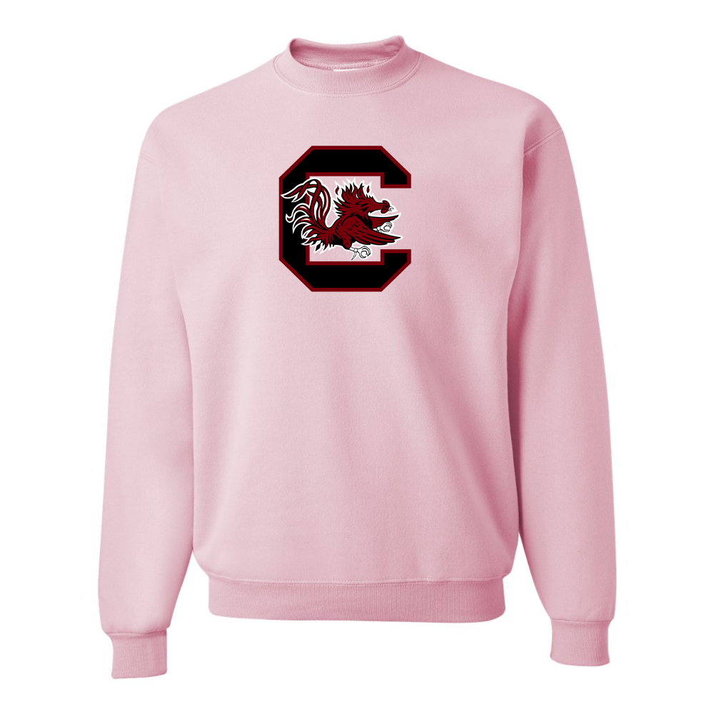 Men's South Carolina Gamecocks Logo  JERZEES NuBlend Crewneck Sweatshirt