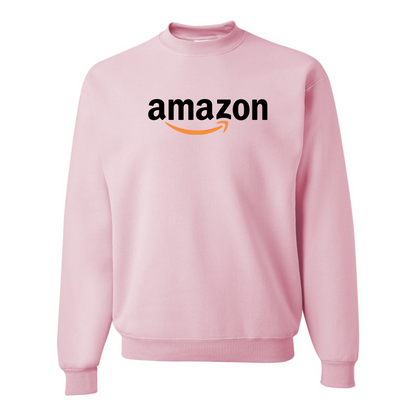 Men's Amazon Logo  JERZEES NuBlend Crewneck Sweatshirt