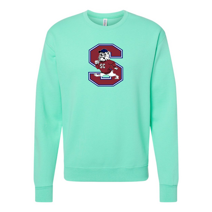 Men's South Carolina State Bulldogs Logo JERZEES NuBlend Crewneck Sweatshirt