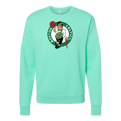 Men's Boston Celtics Logo  JERZEES NuBlend Crewneck Sweatshirt