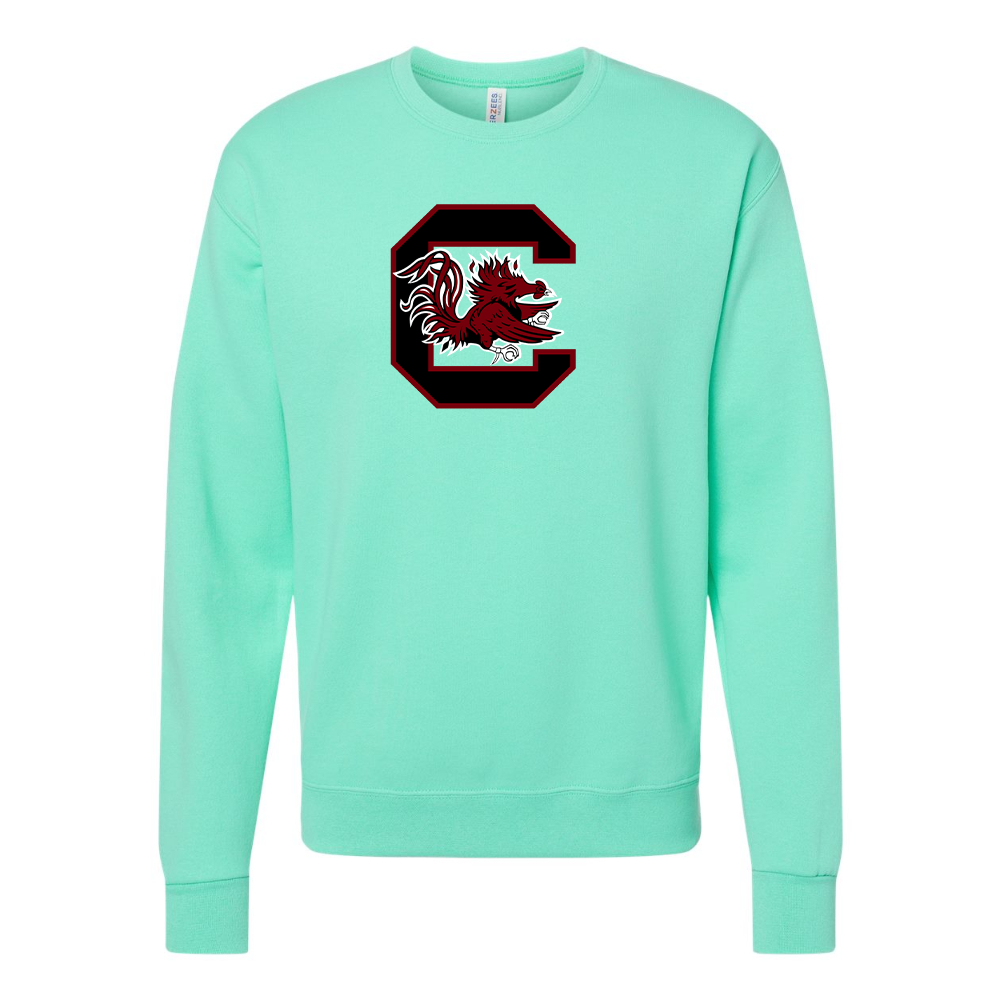 Men's South Carolina Gamecocks Logo  JERZEES NuBlend Crewneck Sweatshirt