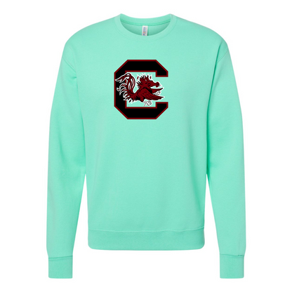 Men's South Carolina Gamecocks Logo  JERZEES NuBlend Crewneck Sweatshirt
