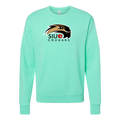 Men's SIU Edwardsville Cougars Logo  JERZEES NuBlend Crewneck Sweatshirt