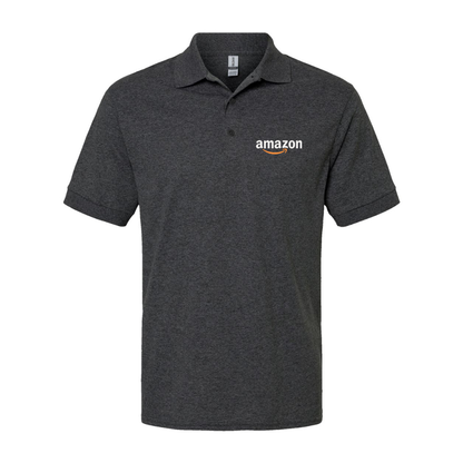 Men's Amazon Logo Gildan Dry Blend Jersey Polo