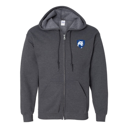 Men's Penn State Symbol Gildan  Heavy Blend Full Zip Hooded Sweatshirt