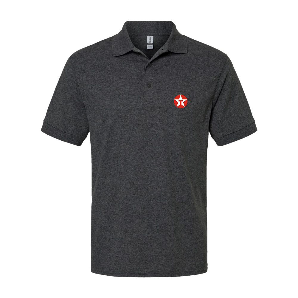 Men's Texaco Logo Gildan Dry Blend Jersey Polo