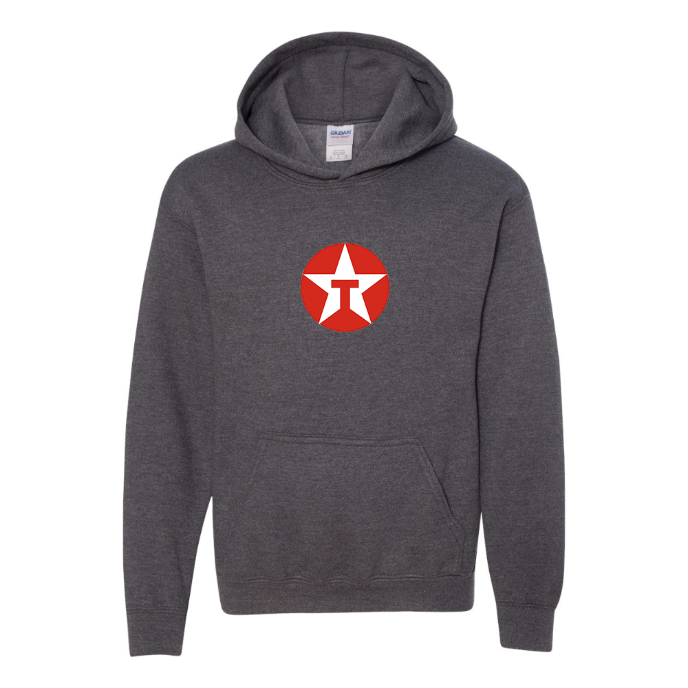 Youth Texaco Logo Gildan Heavy Blend  Hooded Sweatshirt