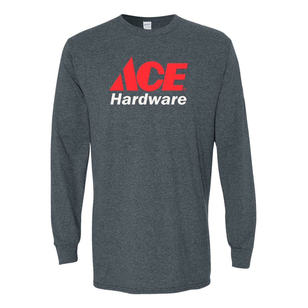 Men's ACE Hardware Logo Gildan Heavy Cotton Long Sleeve T-Shirt