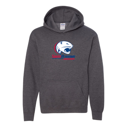 Youth South Alabama Jaguars Logo Gildan Heavy Blend  Hooded Sweatshirt