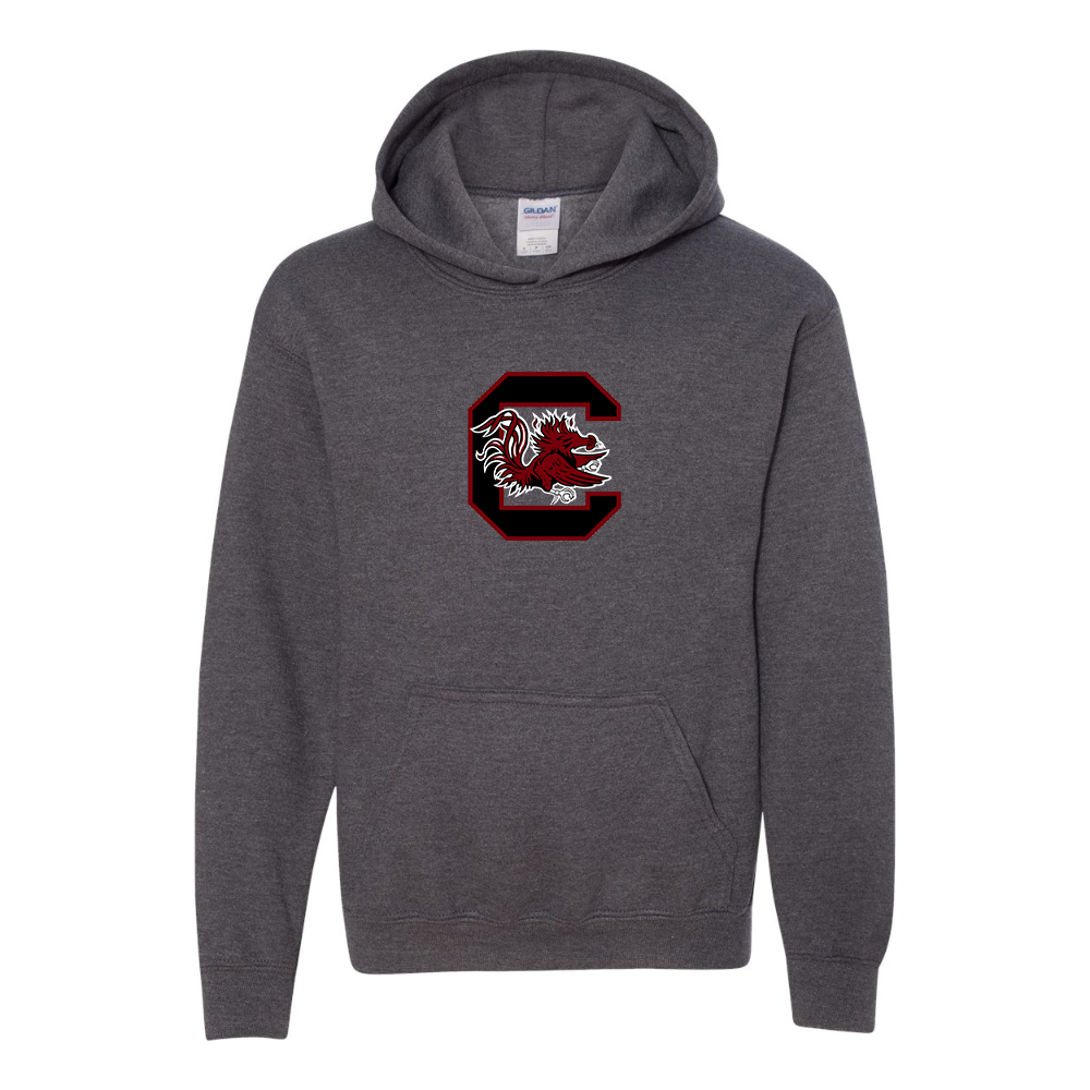 Youth South Carolina Gamecocks Logo Gildan Heavy Blend  Hooded Sweatshirt