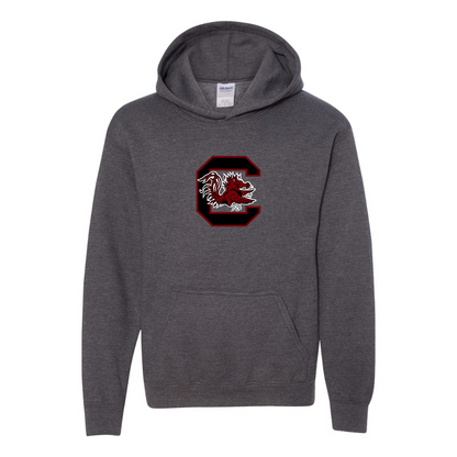 Youth South Carolina Gamecocks Logo Gildan Heavy Blend  Hooded Sweatshirt