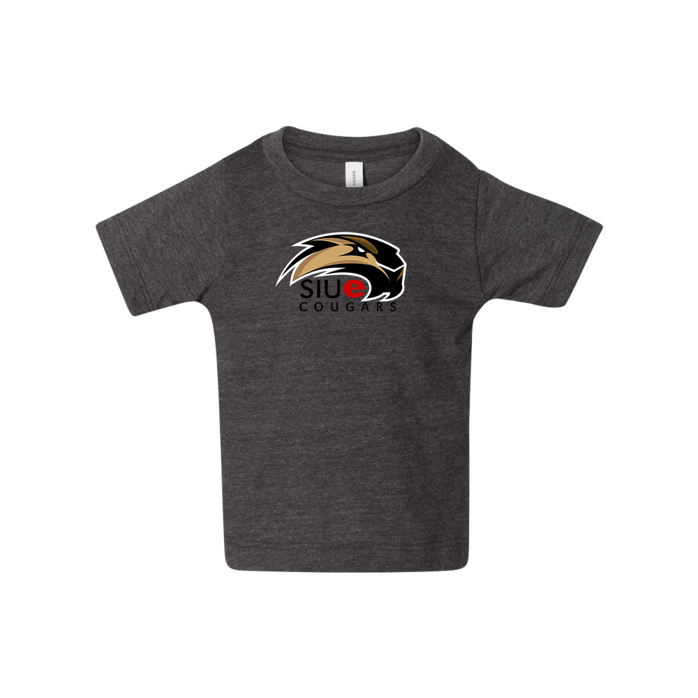 SIU Edwardsville Cougars Logo BELLA CANVAS Infant Jersey Tee