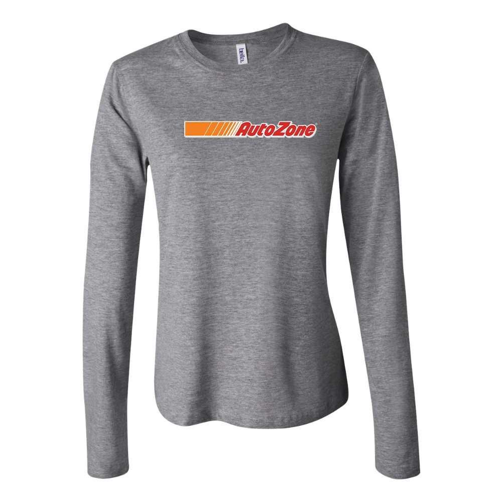 BELLA CANVAS Women’s AutoZone Logo Jersey Long Sleeve Tee