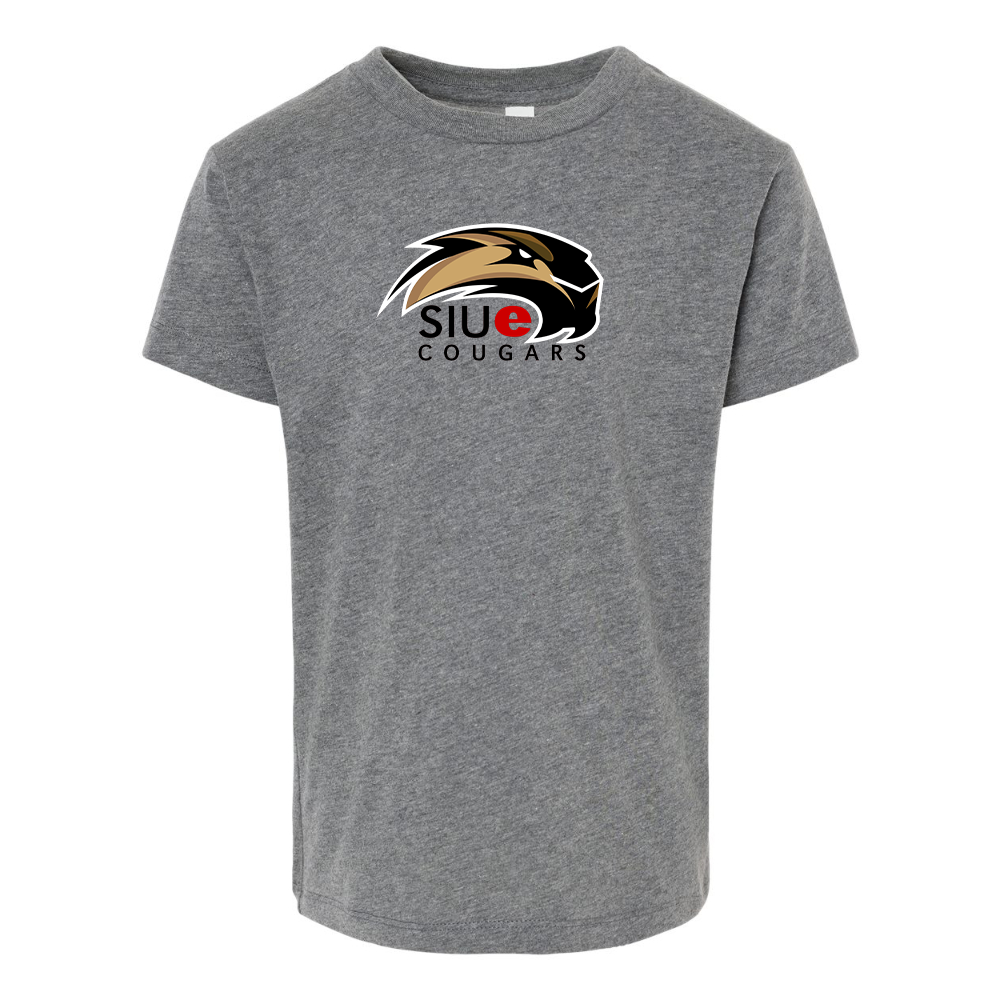 SIU Edwardsville Cougars Logo BELLA  CANVAS Toddler Jersey Tee