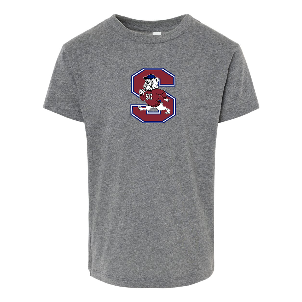 South Carolina State Bulldogs Logo BELLA  CANVAS Toddler Jersey Tee