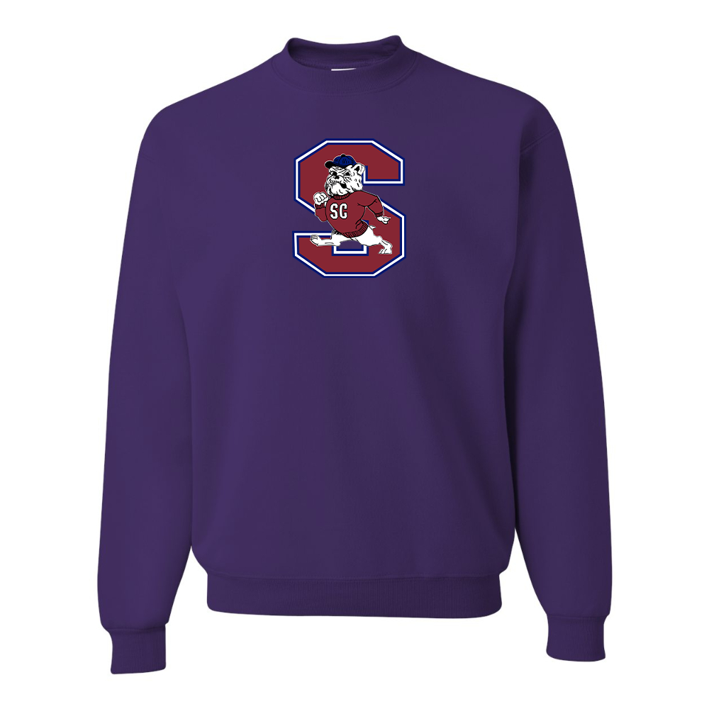 Men's South Carolina State Bulldogs Logo JERZEES NuBlend Crewneck Sweatshirt