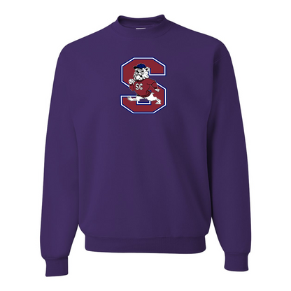 Men's South Carolina State Bulldogs Logo JERZEES NuBlend Crewneck Sweatshirt