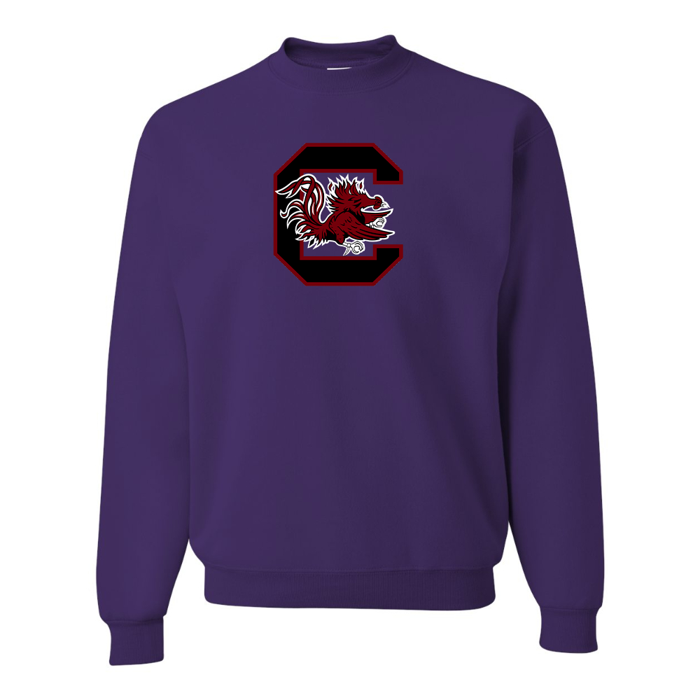 Men's South Carolina Gamecocks Logo  JERZEES NuBlend Crewneck Sweatshirt