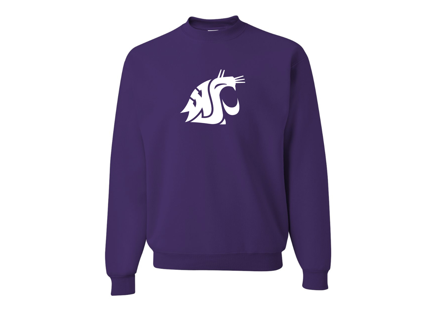 Men's Washington State Cougars JERZEES NuBlend Crewneck Sweatshirt
