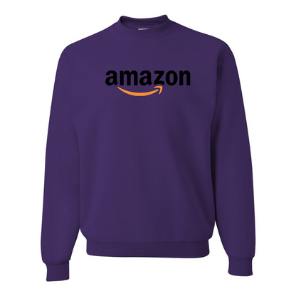Men's Amazon Logo  JERZEES NuBlend Crewneck Sweatshirt