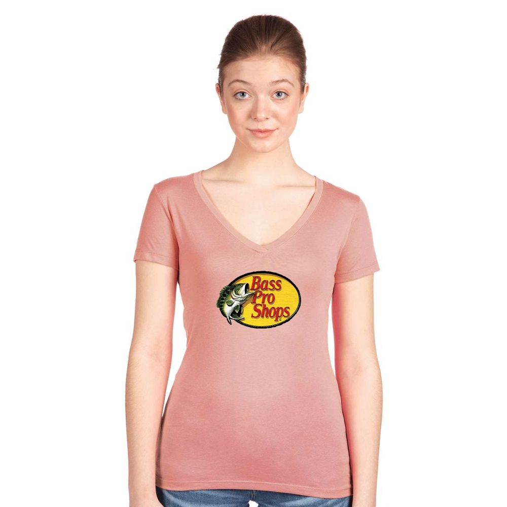 Women's Bass Pro Shops Logo Next Level V-Neck T-Shirt